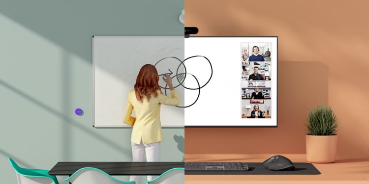 於遙距會議加入白板 Logitech 推出Scribe AI白板攝影鏡頭